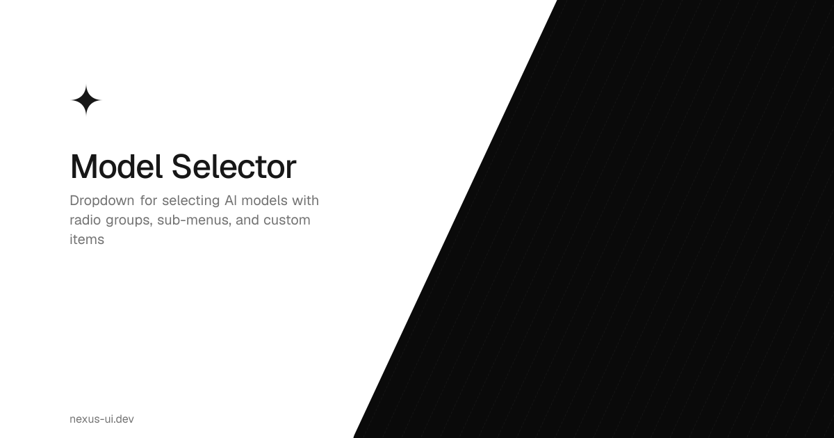 Model Selector | Nexus UI